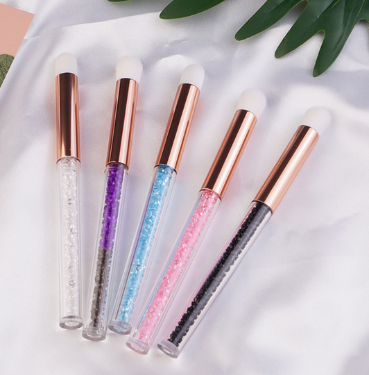 Foam cleaning brush with diamond For Eyelash Extension Shampoo Cleaner Make Up Beauty Lash Brushes mascara wands