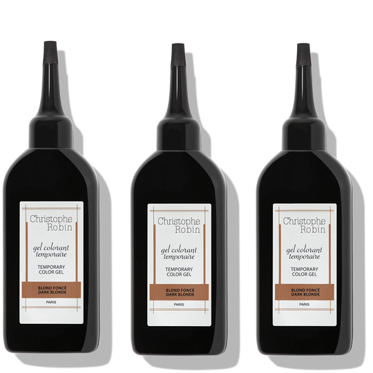 Christophe Robin Temporary Colour Gel Trio Bundle - Dark Blonde