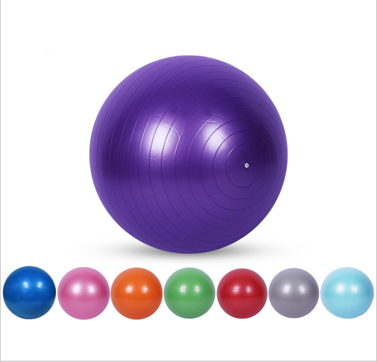 Ship from US professional home gym fitness equipment anti burst 65cm pvc yoga ball