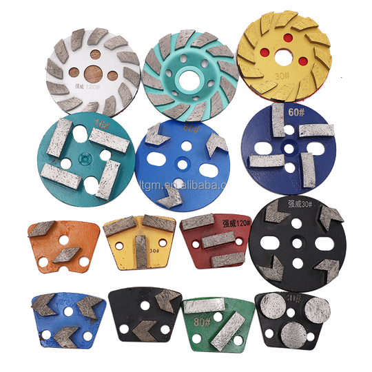 Hot sale Iron Grinder for Concrete Polishing/ Trapezoid Diamond Grinding Tool