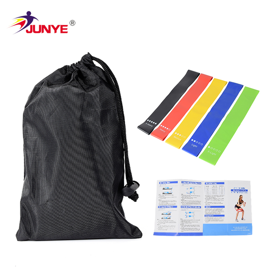 Ship from US booty strength yoga exercise rubber tpe resistance bands set for women