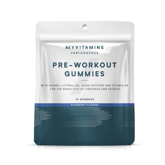 Myvitamins Pre Workout Gummies, Sample Pouch - Sample Pouch - Blueberry