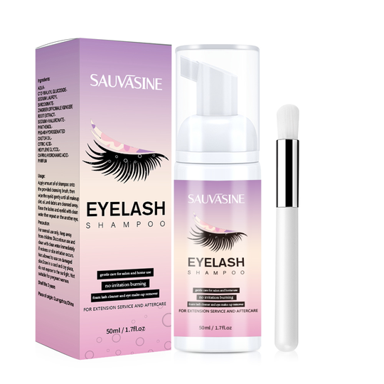 wholesale lash extension foaming wash natural cleaner customised personalised eyelash factory lashes clear shampoo