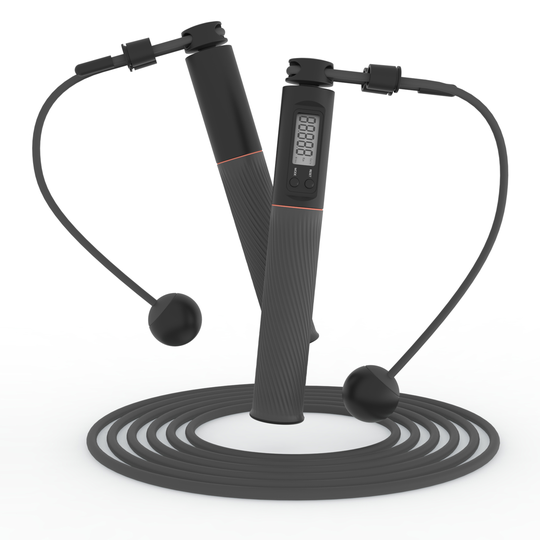 Multi Function jump rope cordless and adjustable length skipping rope silicone gel weight handle jumping rope