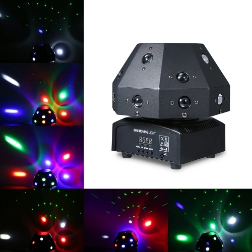 AC90-240V 80W 17 LEDs Rotatable Beam Stage Light