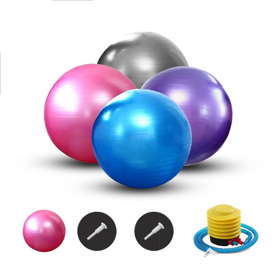 Ship from US anti-burst slip resistant yoga balance stability ball pvc yoga ball