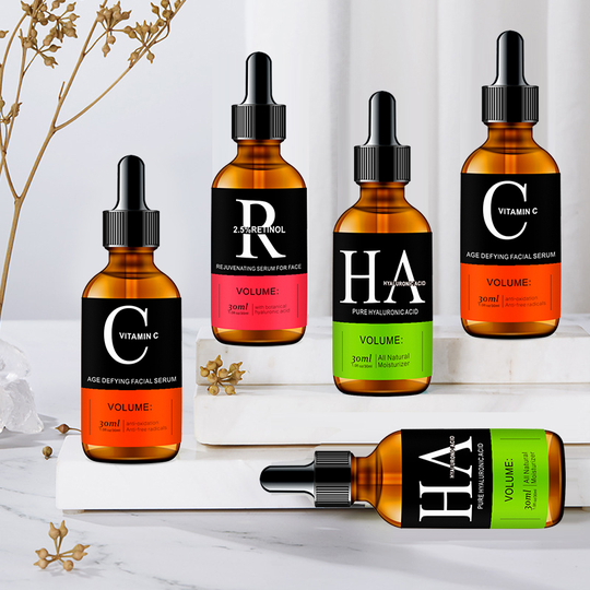 Private Label Vitamina C facial Skin Care serum Organic Whitening Anti Aging 25% Vit VC Vitamin C Serum For Face Skin