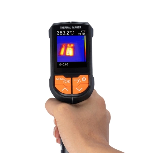 300,000 Pixel Infrared Sensors Portable Thermal Imager Handheld 2.4inch LCD Color Display 240*320 Resolution Clear Definition Imaging Camera -20°C to 1000°C Temperature Measurement Instrument