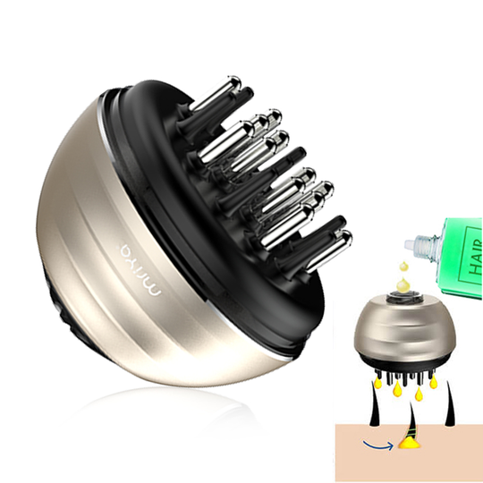 Potable Mini Hair Growth Massage Comb With Hair Oil Comb Applicator Liquid Soap Dispensers Scalp Applicator Brush