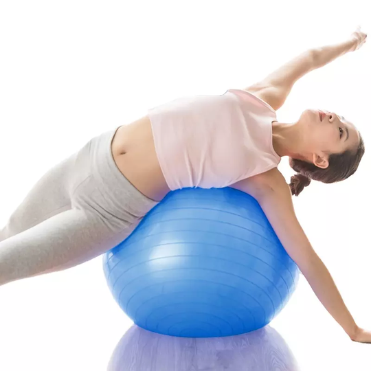 Ship from US fitness pvc Eco friendly custom logo yoga ball 65cm gym ball with pump