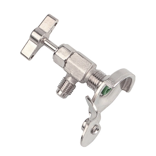 Piercing Valve for Refrigerant Can Car Air Conditioning Charge Valve Household Air Conditioner Refrigerator Open Valve for Most Small Cans of Refrigerant (11mm UK Air Outlet Interface)