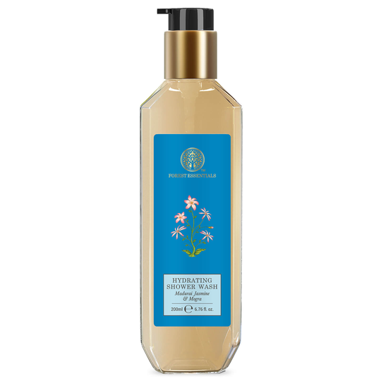 Forest Essentials Hydrating Shower Wash, Madurai Jasmine and Mogra (Various Sizes) - 200ml
