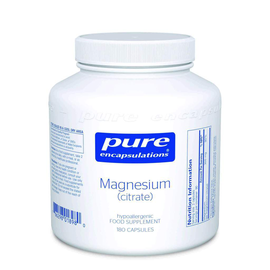 Pure Encapsulations Magnesium ( Citrate), 180 Capsules