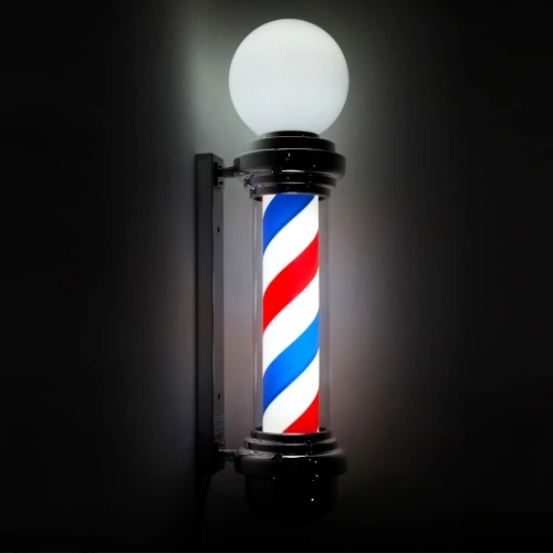 32" M338D Rotating Barber Pole Light LED Light