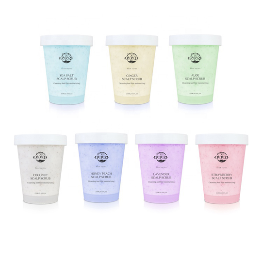 wholesale Hair Treatment Oil Control Anti-Dandruff Sea Salt Shampoo Hair Scalp Scrub
