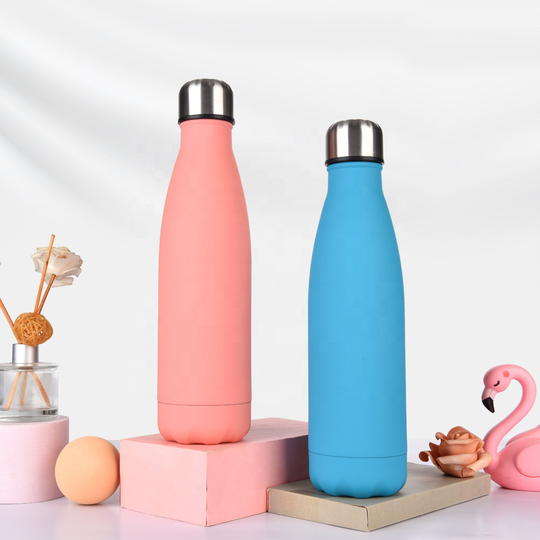 2022 Hot Selling Custom Logo 17Oz 500Ml Eco Friendly 18/8 Stainless Steel Sports Drinking coal Water Bottles
