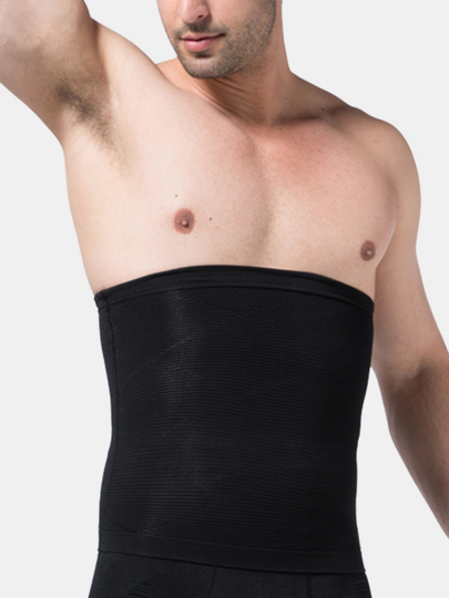 Men's Elastic Gym Adjustable Waist Belts Belly Body Shape Sculpting Breathable Sport Waistband