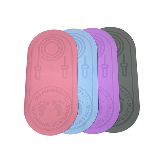 Anti slip jump rope mat skipping