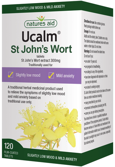 Natures Aid UCalm, 10ug, 120 Tablets