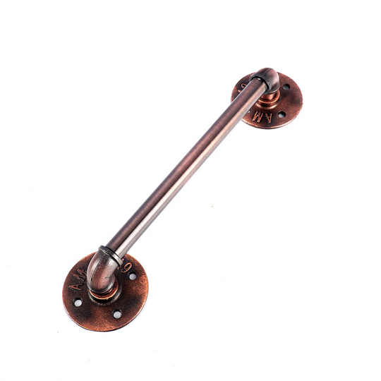 RTS Free Shipping US Warehouse To US Vintage Classical Anti Rust Wrought Iron Door Handle Cast Iron Door Handle