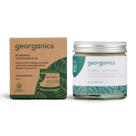 Georganics Mineral Toothpaste- Spearmint, 60ml