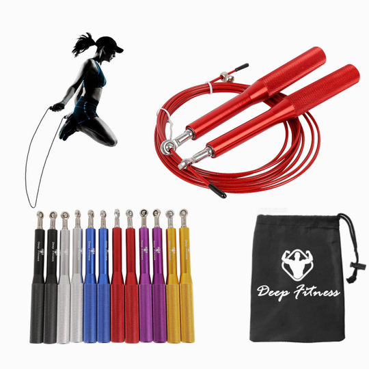 2023 Aluminium Exercise Jumprope Metal Jumprope Steel Wire Cuerda De Para Saltar Pular Skipping Fitness Speed Jump Rope