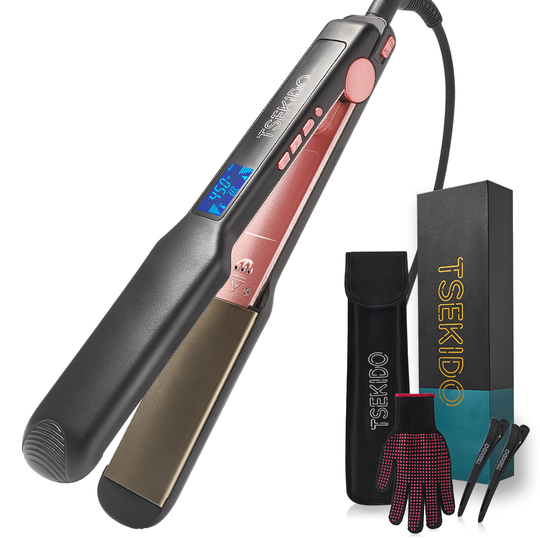 Hot Selling Flat Iron Hair Straightener Titanium Support Customization Logo Will Shine
