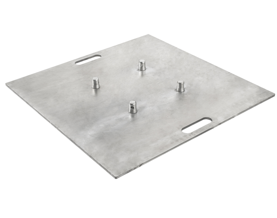 Stage Truss Square Aluminum Iron Steel Basement Plate Base for Installing Spigot Bolt Screw Truss Event