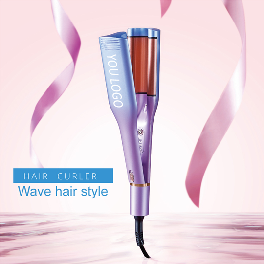 Hot Sale Micro Ceramic Electric Big Beach Waver Curling Iron Hair Curlers Crimping Iron Hair Crimper