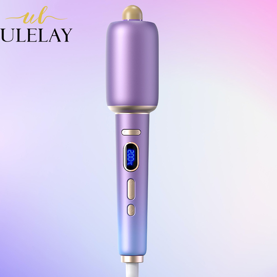 Ulelay Professional 2022 Auto Rotating Ceramic Rollers machine Hair Curlers Wand Electric Curling iron Automatic Hair Curler