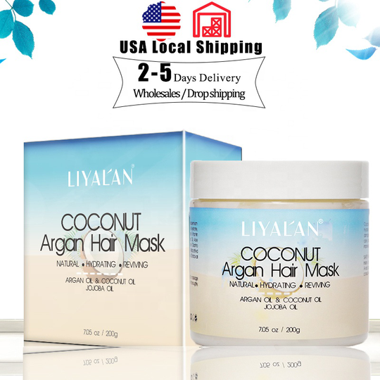 Private Label Moisturizing Smoothing Conditioner Keratin Repair Coconut Argan Oil Hair Mask