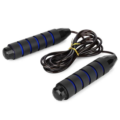 Lixada 9.8ft Adjustable Anti-tangle Ball Bearing Jump Rope Skipping Rope with Metal Weights Carry Bag Aerobic Exercise Fitness Speed Rope for Men and Women