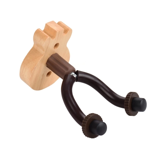 Guitar Wall Mount Hanger Solid Wood Guitar Hanger Wall Hook Holder Stand