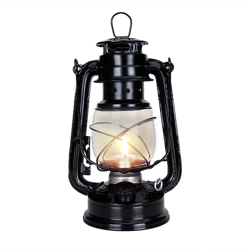 Hurricane Lantern Kerosene Lamp Portable Outdoor Camping Retro Table Lamp Flame Light