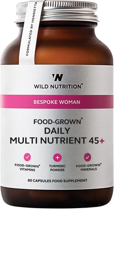 Wild Nutrition Ltd Food-Grown Daily Multi Nutrient 45+, 60 VCapsules