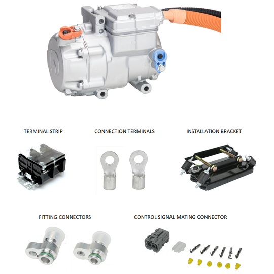 12v 18cc dc air conditioner compressor for cars universal type automotive ac electric compressor factory R134a R1234yf