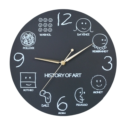 Creative Wall Clock Style Wooden Math Clock