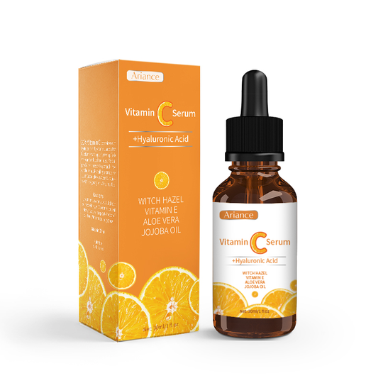 Low MOQ Wholesale Vitamin C Serum With Hyaluronic Acid Hydrating Whitening Natural Advanced Vitamin C Serum
