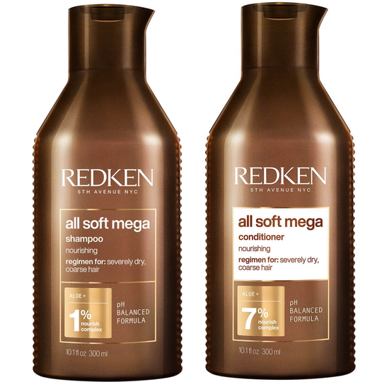 Redken All Soft Mega Shampoo and Conditioner Duo (2 x 300ml)