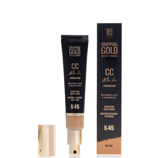 Dripping Gold CC Cream SPF 52g (Various Shades) - Tan