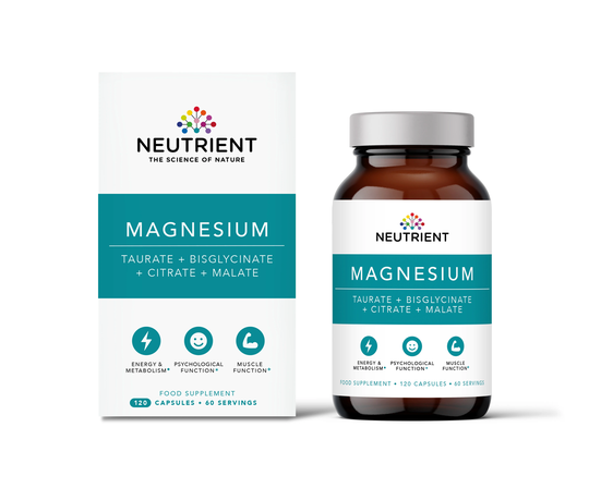 Neutrient Does-It-All Magnesium ( Taurate, Bisglycinate, Citrate & Malate) 120 Capsules