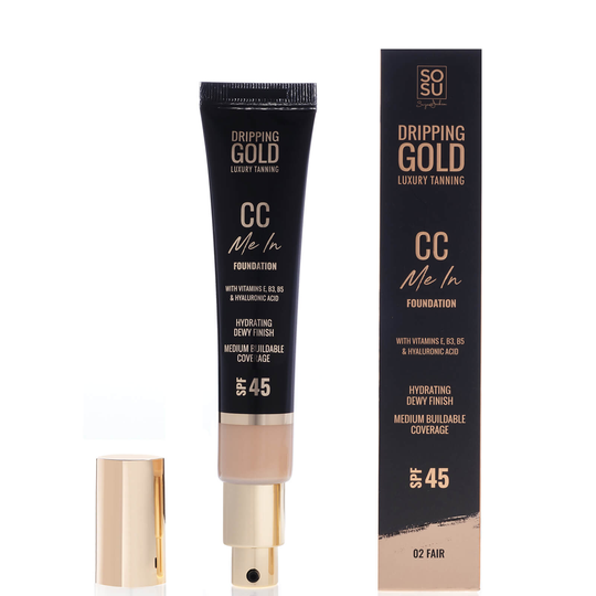 Dripping Gold CC Cream SPF 52g (Various Shades) - Fair