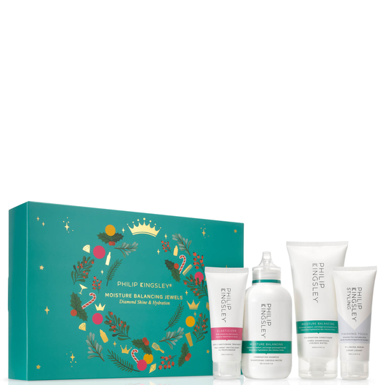 Philip Kingsley Christmas Moisture Balancing Jewels Diamond Shine and Hydration Set (Worth £83.00)