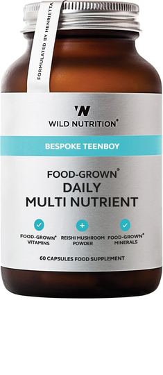 Wild Nutrition Ltd Food-Grown Daily Multi Nutrient (Teenboy), 60 VCapsules