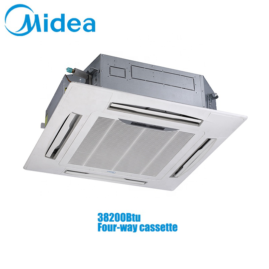 Midea VRF indoor units four-way cassette 1-phase 220-240V 50/60Hz 38200Btu 11.2kw cassette split system air conditioner