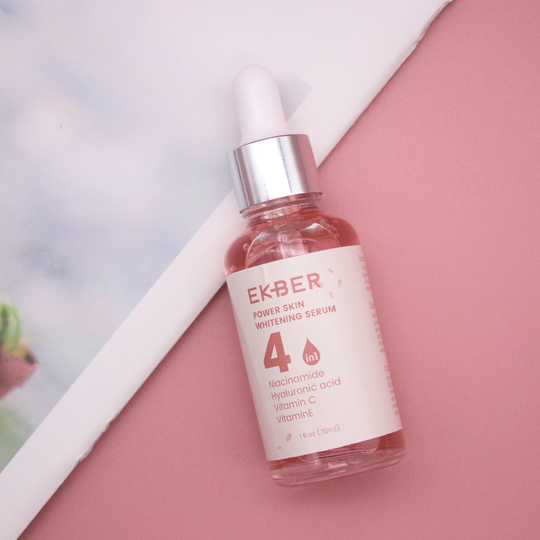 4 IN 1 Hyaluronic Acid Vitamin C Face Serum Natural Brightening Skin Care Beauty Anti Acne Aging Serum