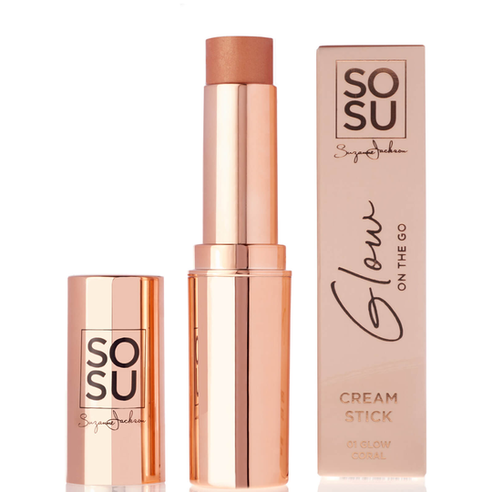 SOSU Cosmetics Cream Stick 30g (Various Colours) - Glow Coral