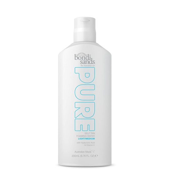 Bondi Sands Pure Self Tan Foaming Water - Light/Medium 200ml