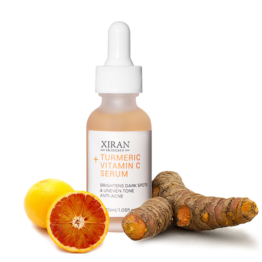 Private Label OEM/ODM Vegan Natural Turmeric Brightening Skin Care Face Serum Whitening Vitamin C Serum