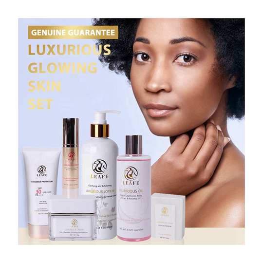 Private Label Best Face Products Skin Care Natural Vegan Glow Rejuvenating Rose Skin Care Set Facial Vitamin C Skin Care Kit